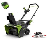 Снегоуборщик Greenworks GD82 82V (56 см) бесщёточный аккумуляторный